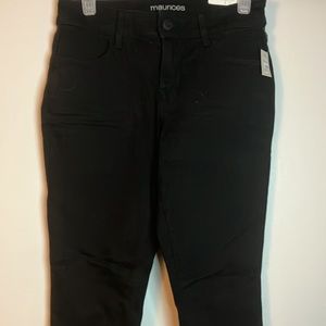 Black mid rise jean jeggings